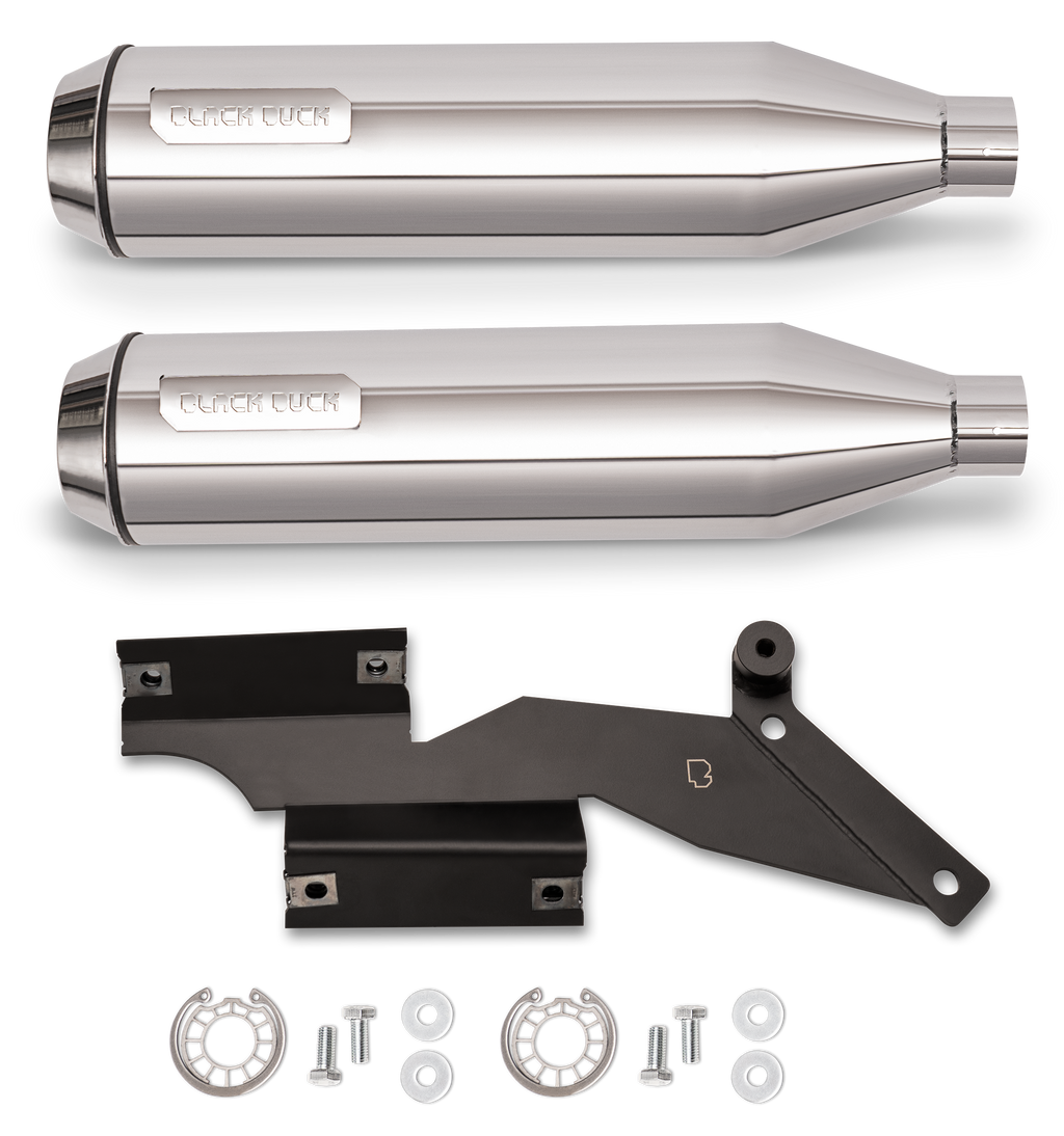 BLACK DUCK SLIP-ONS FOR MILWAUKEE EIGHT SOFTAIL - view 1