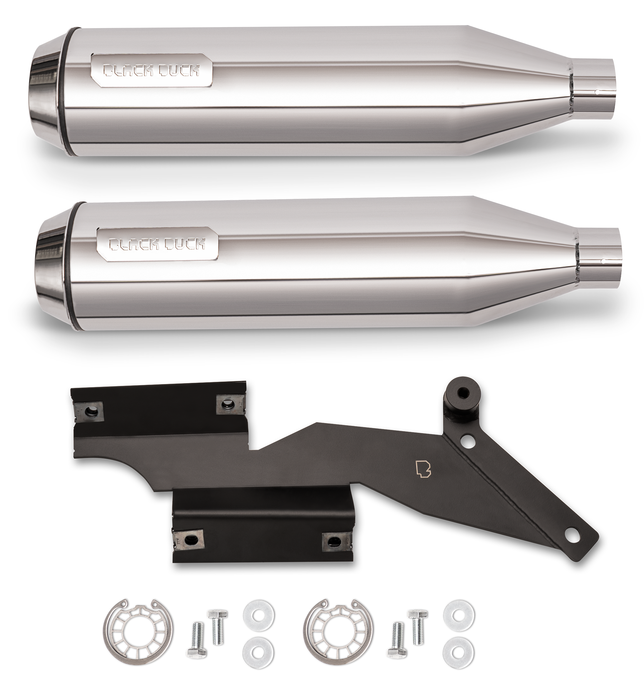 BLACK DUCK SLIP-ONS FOR MILWAUKEE EIGHT SOFTAIL - view 1