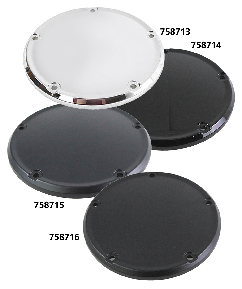 V-TWIN MFG DOMED DERBY COVERS FOR MILWAUKEE EIGHT - view 3