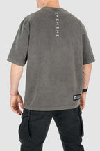 ALEX RUNA – ACID Washed Oversized T-Shirt for Bikers, Unisex