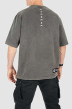 ACID Washed Oversized T-Shirt for Bikers, Unisex