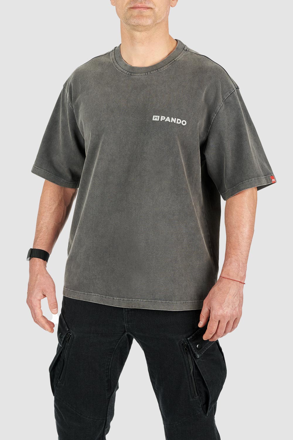 ACID Washed Oversized T-Shirt for Bikers, Unisex