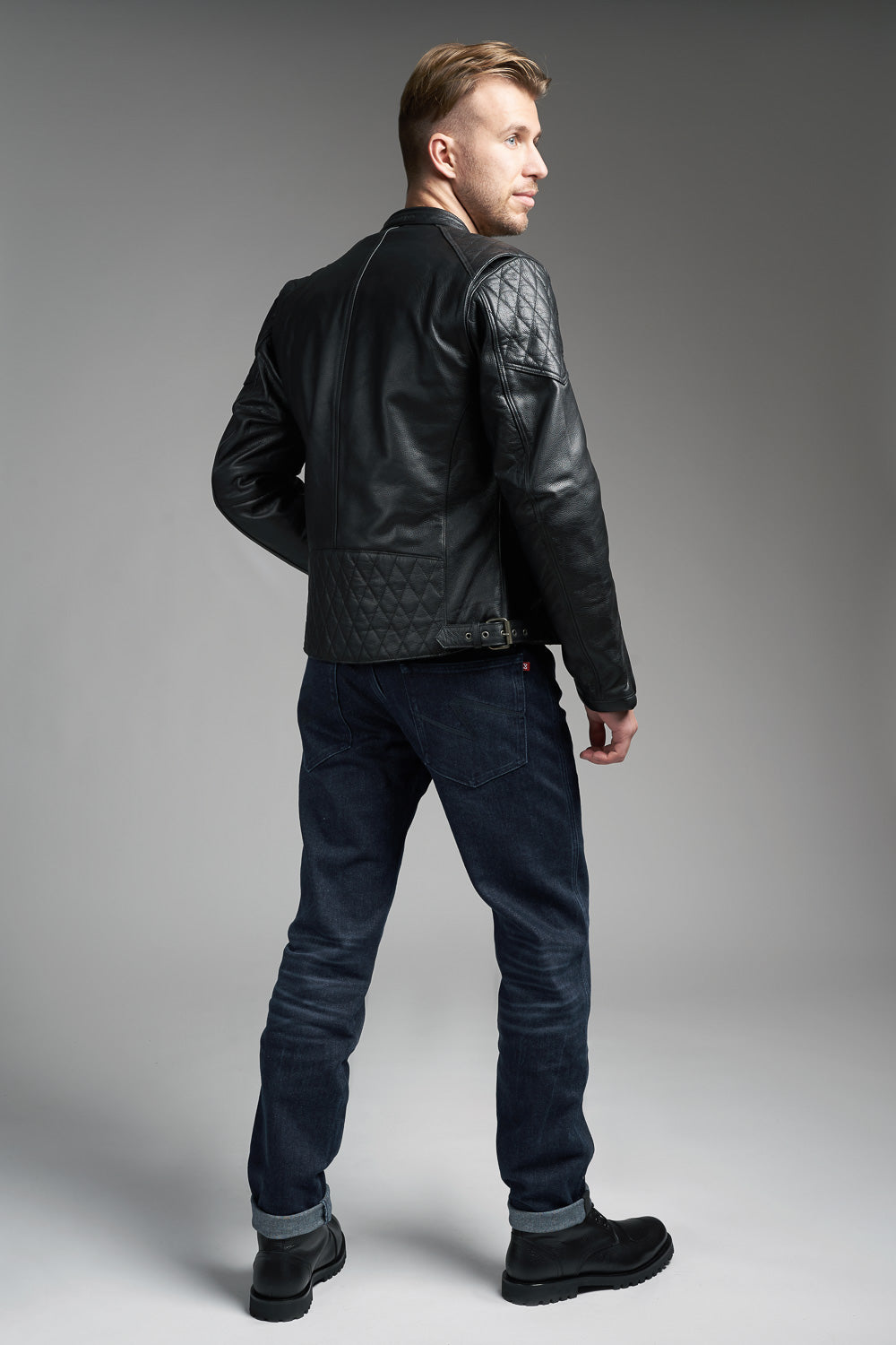 ARNIE SLIM BLUE - Men's Slim-fit Motorcycle Jeans Armalith