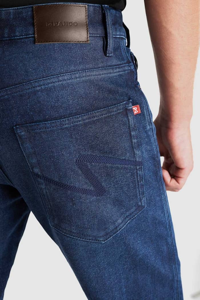 ARNIE SLIM BLUE - Men's Slim-fit Motorcycle Jeans Armalith