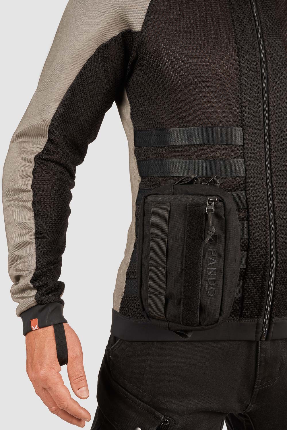 COMMANDO UH GREY - Men's Light-Weight Motorcycle Jacket