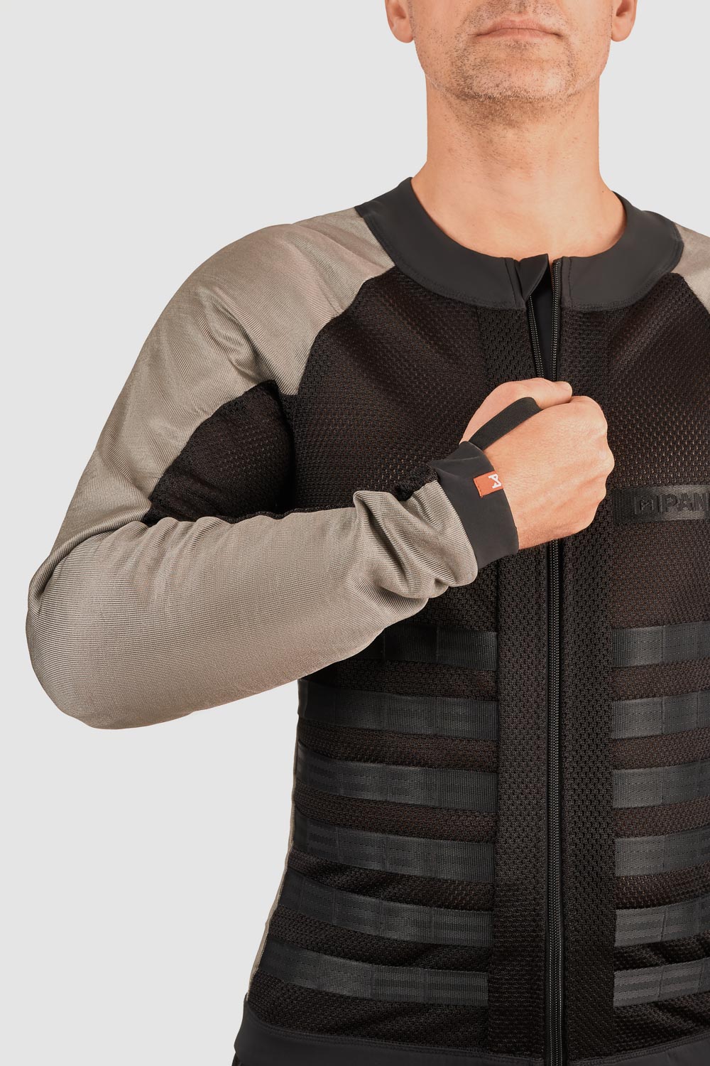 COMMANDO UH GREY - Men's Light-Weight Motorcycle Jacket