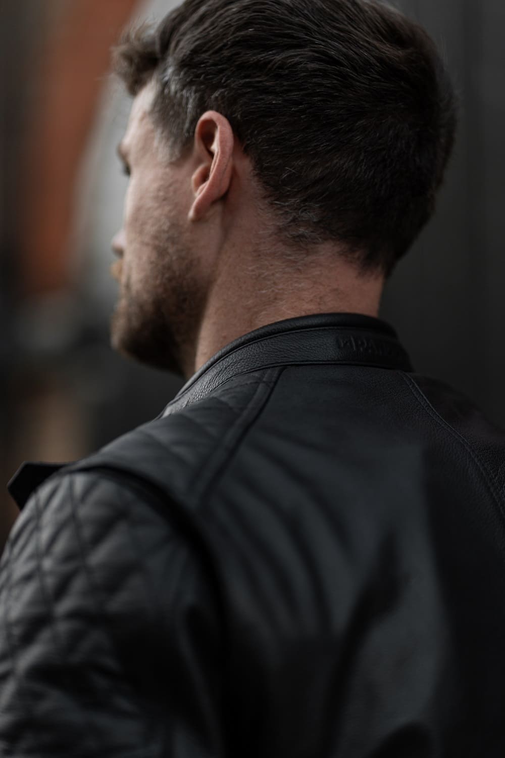 TWIN LEATHER JACKET BLACK - Men's Leather Motorcycle Jacket
