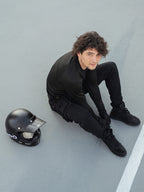 Desert Cargo Black - Motorcycle Jeans for Men with Chino Style Cordura