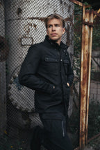 M65 WP JACKET BLACK Slim-Fit Waterproof Motorcycle Jacket