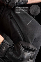 Desert Cargo Black - Motorcycle Jeans for Men with Chino Style Cordura