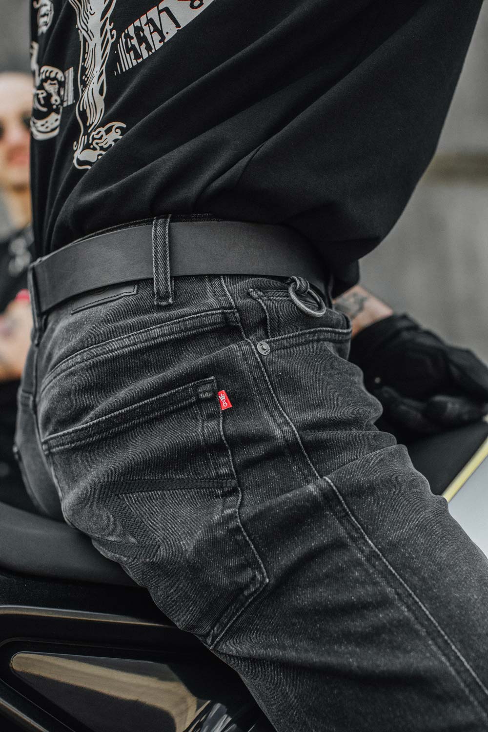 ROBBY ARM 01 - Men's Slim-fit Motorcycle Jeans ARMALITH