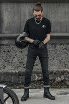 ROBBY ARM 01 - Men's Slim-fit Motorcycle Jeans ARMALITH