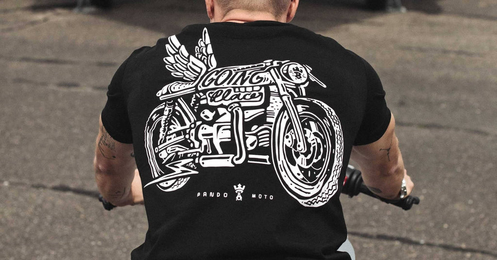 MIKE MOTO WING 1 - T-Shirt for bikers Regular Fit, Unisex