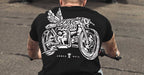 MIKE MOTO WING 1 - T-Shirt for bikers Regular Fit, Unisex