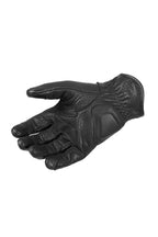 IVY BLACK - Leather Summer Motorcycle Gloves