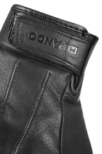 IVY BLACK - Leather Summer Motorcycle Gloves