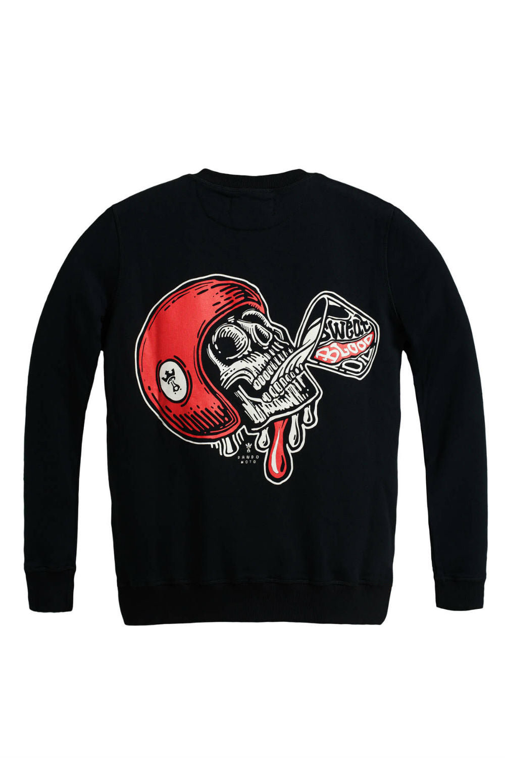 JOHN SKULL 01 - Biker Sweatshirt Regular Fit,  Unisex