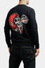 JOHN SKULL 01 - Biker Sweatshirt Regular Fit,  Unisex