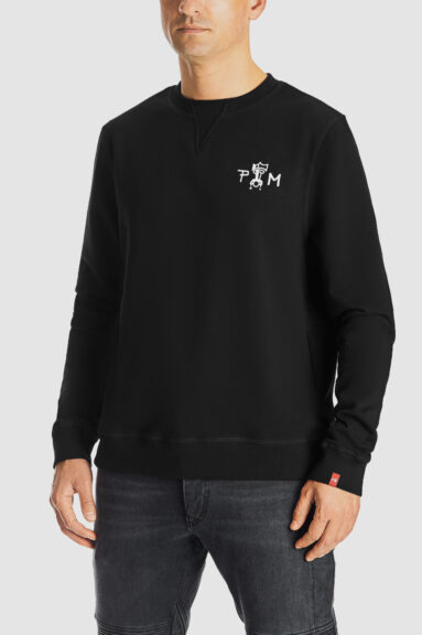 JOHN WING 01 - Biker Sweatshirt Regular Fit,  Unisex