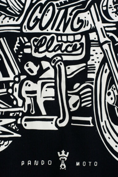 JOHN WING 01 - Biker Sweatshirt Regular Fit,  Unisex