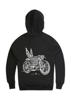 KYLE WING 01 – Biker Hoodie Regular Fit, Unisex