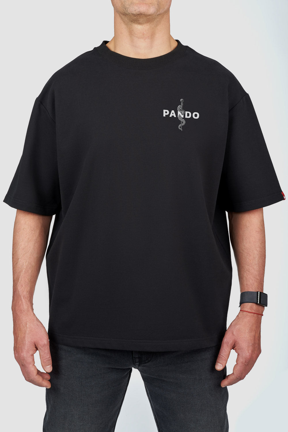 LUKE PAIN BLACK – Oversized T-Shirt for Bikers, Unisex