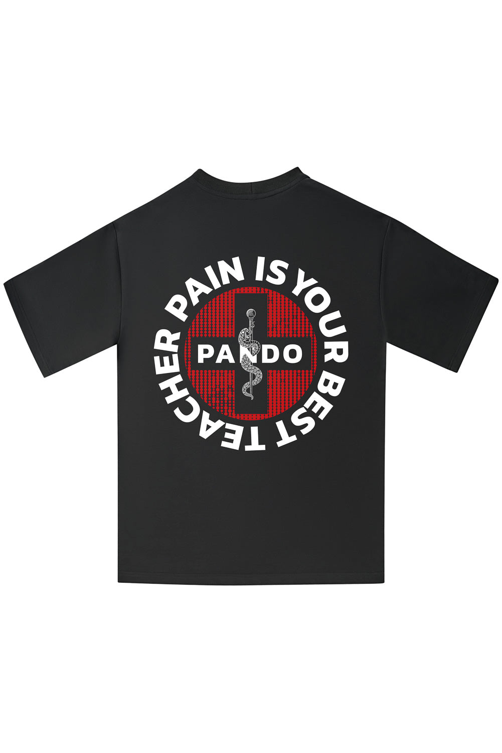 LUKE PAIN BLACK – Oversized T-Shirt for Bikers, Unisex