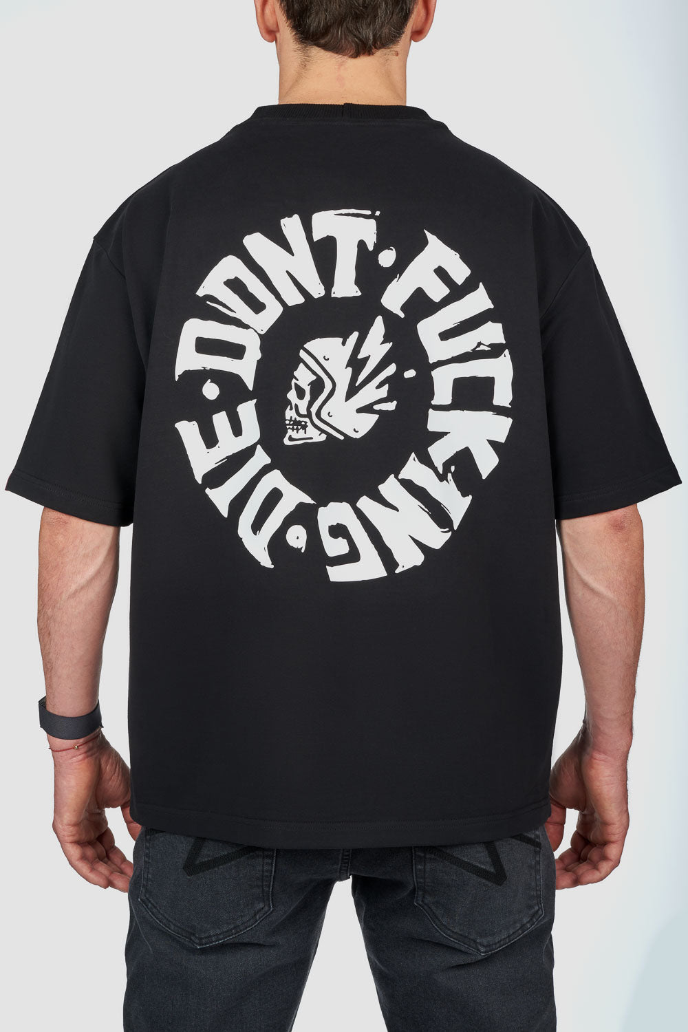LUKE DON'T DIE BLACK – Oversized T-Shirt for Bikers, Unisex