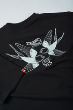 LUKE TOKYO BLACK – Oversized T-Shirt for Bikers, Unisex