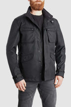 M65 WP JACKET BLACK Slim-Fit Waterproof Motorcycle Jacket