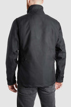 M65 WP JACKET BLACK Slim-Fit Waterproof Motorcycle Jacket
