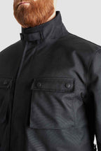 M65 WP JACKET BLACK Slim-Fit Waterproof Motorcycle Jacket