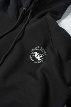 MAX TOKYO BLACK – Oversized Biker Hoodie, Unisex