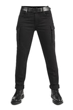MILA CARGO BLACK – Motorcycle Jeans for Women with Chino Style Cordura