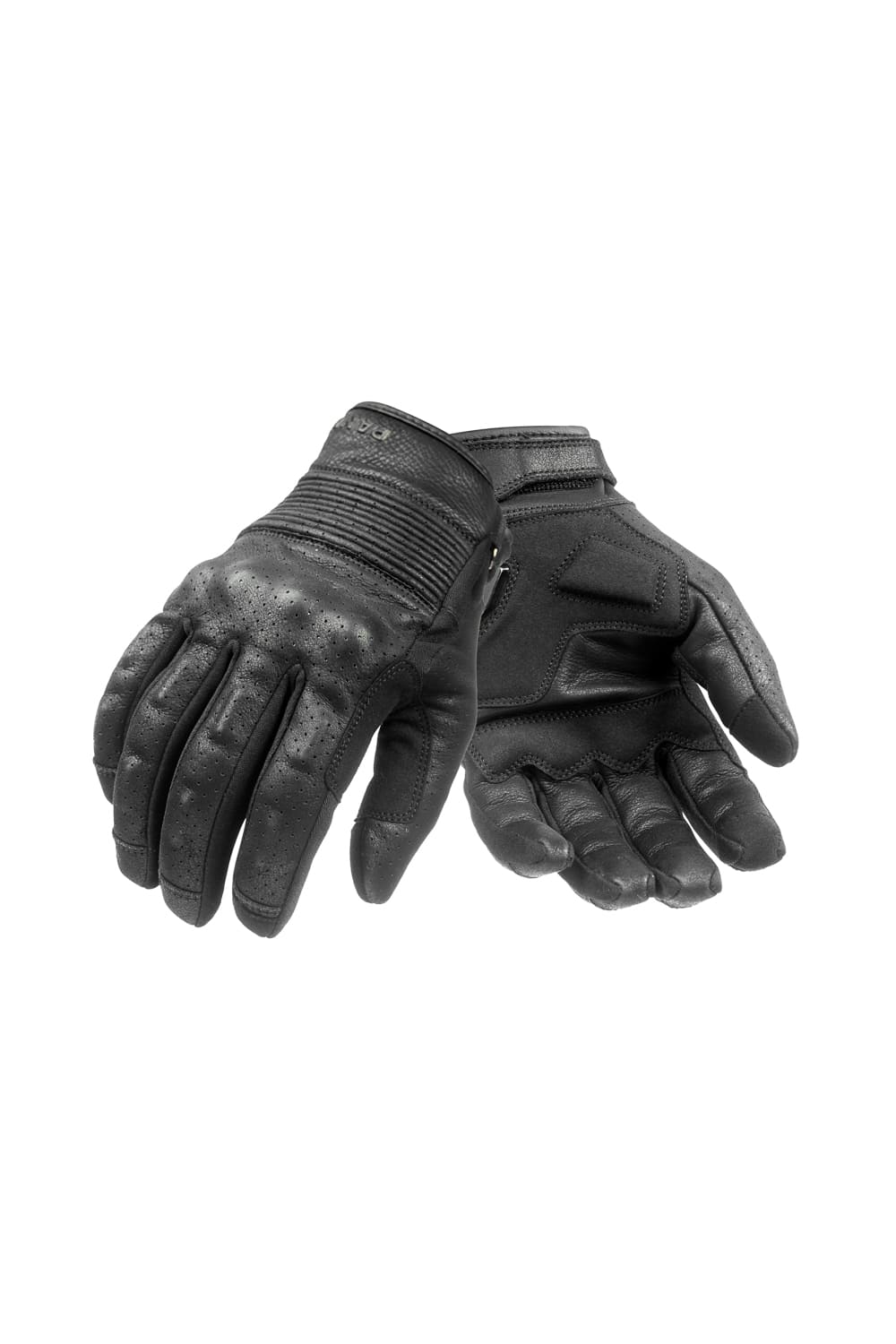 ONYX BLACK - Leather Motorcycle Gloves