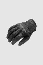 ONYX BLACK - Leather Motorcycle Gloves