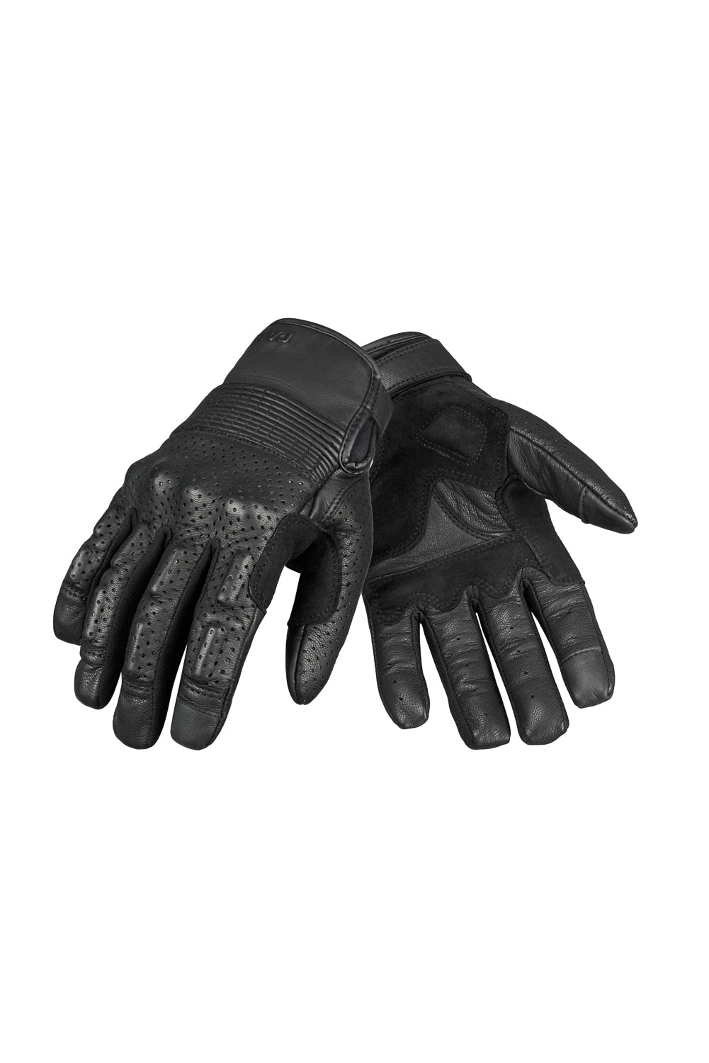 ONYX BLACK 02 – Leather Motorcycle Gloves