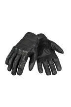 ONYX BLACK 02 – Leather Motorcycle Gloves