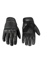 ONYX BLACK 02 – Leather Motorcycle Gloves