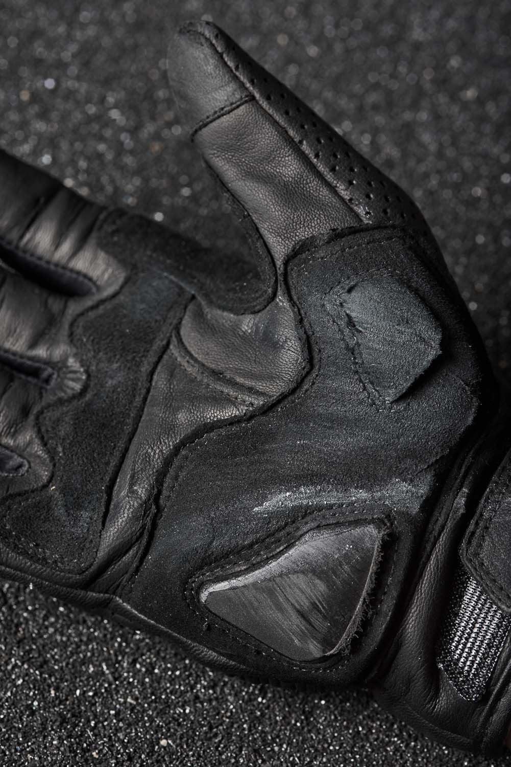 ONYX BLACK 02 – Leather Motorcycle Gloves