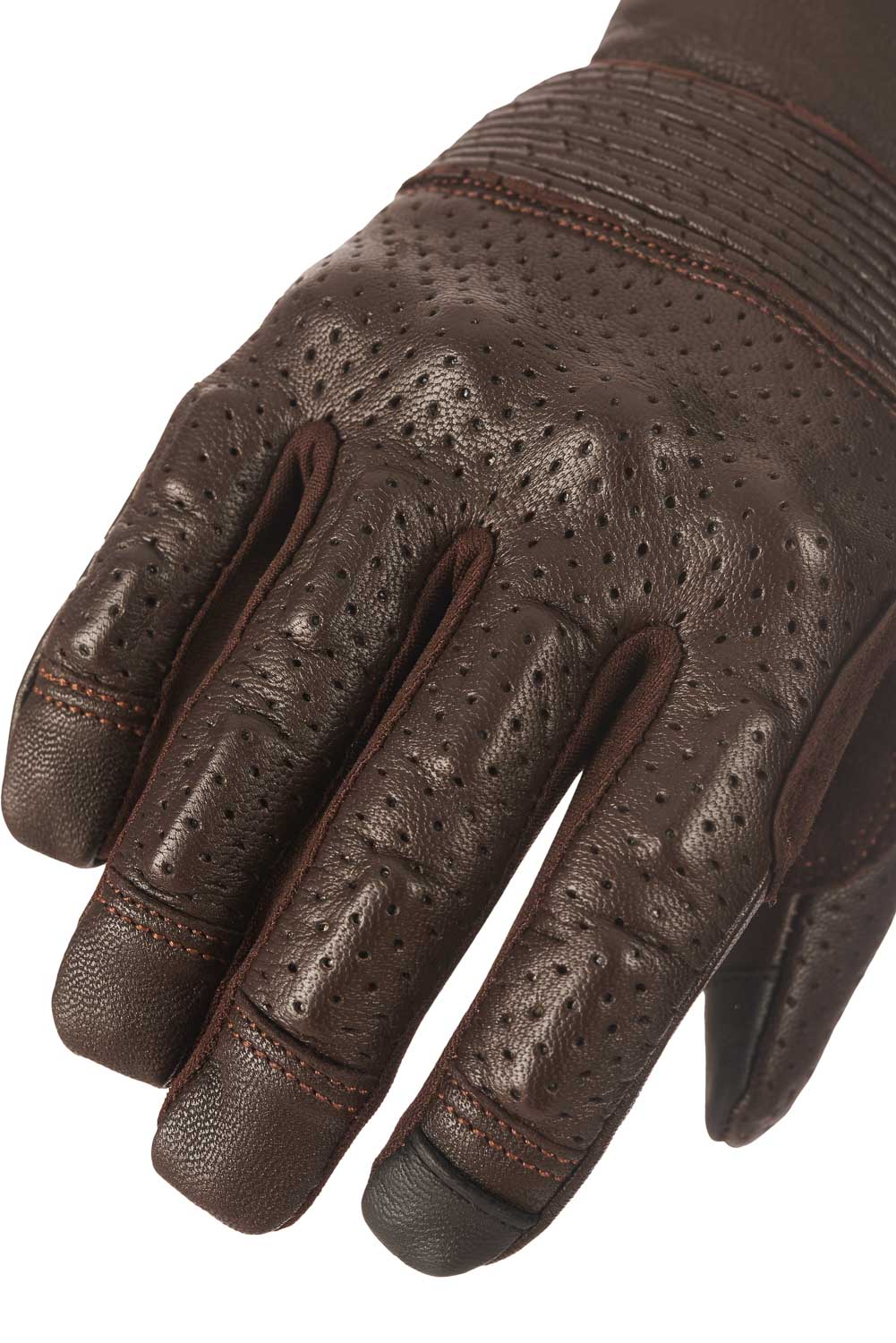 ONYX BROWN 02 – Leather Motorcycle Gloves