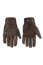 ONYX BROWN 02 – Leather Motorcycle Gloves