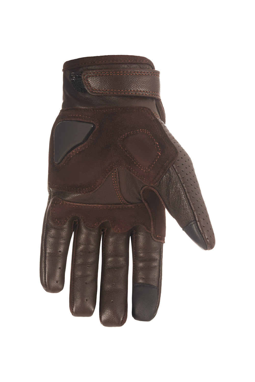 ONYX BROWN 02 – Leather Motorcycle Gloves