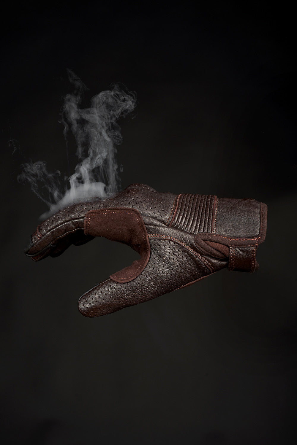 ONYX BROWN 02 – Leather Motorcycle Gloves