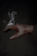 ONYX BROWN 02 – Leather Motorcycle Gloves