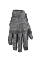 ONYX GREY - Leather Motorcycle Gloves