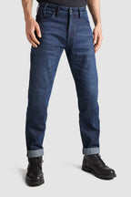 ARNIE SLIM BLUE - Men's Slim-fit Motorcycle Jeans Armalith