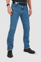 JAMES REGULAR BLUE – Men's Motorcycle Jeans Regular-Fit CORDURA