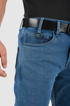 JAMES REGULAR BLUE – Men's Motorcycle Jeans Regular-Fit CORDURA