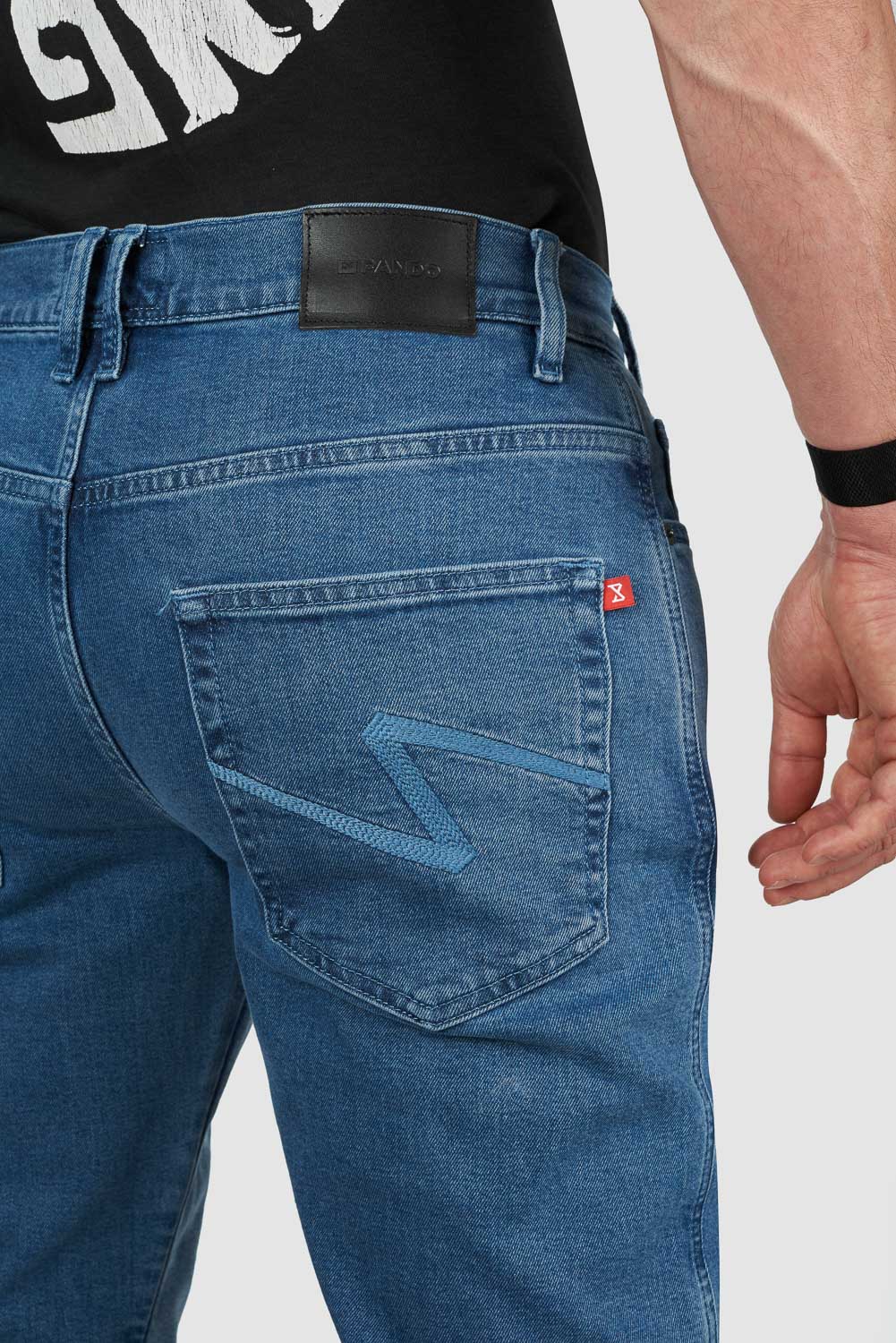 JAMES REGULAR BLUE – Men's Motorcycle Jeans Regular-Fit CORDURA